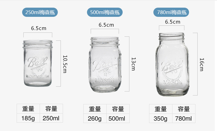 廠家直銷梅森杯，梅森罐